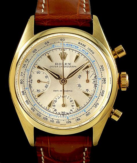 rolex gold chronograph vintage|rolex chronograph price.